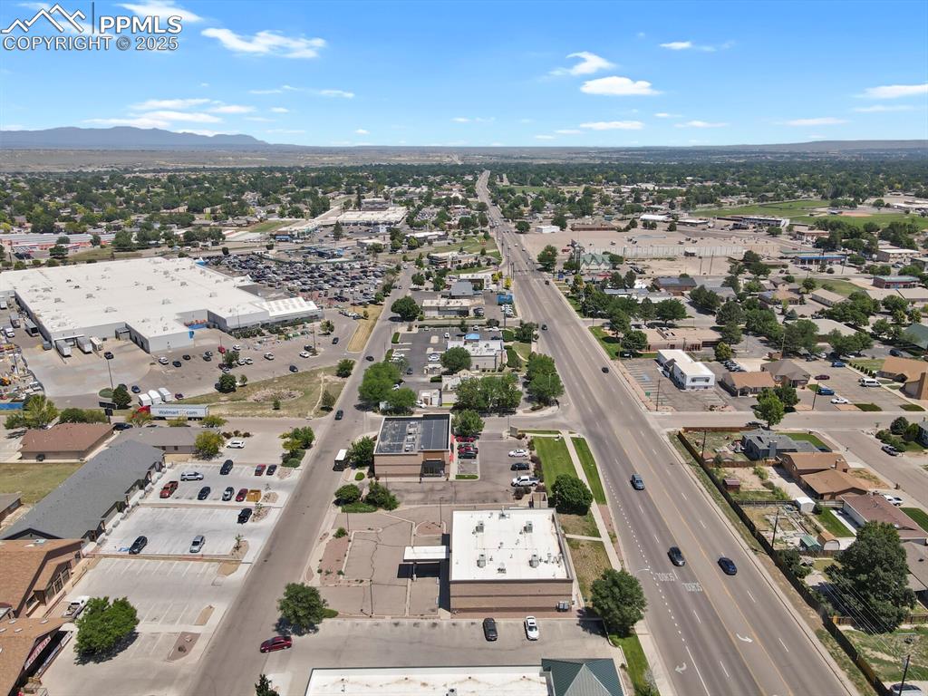 Image 46 of 50: Aerial overview of property