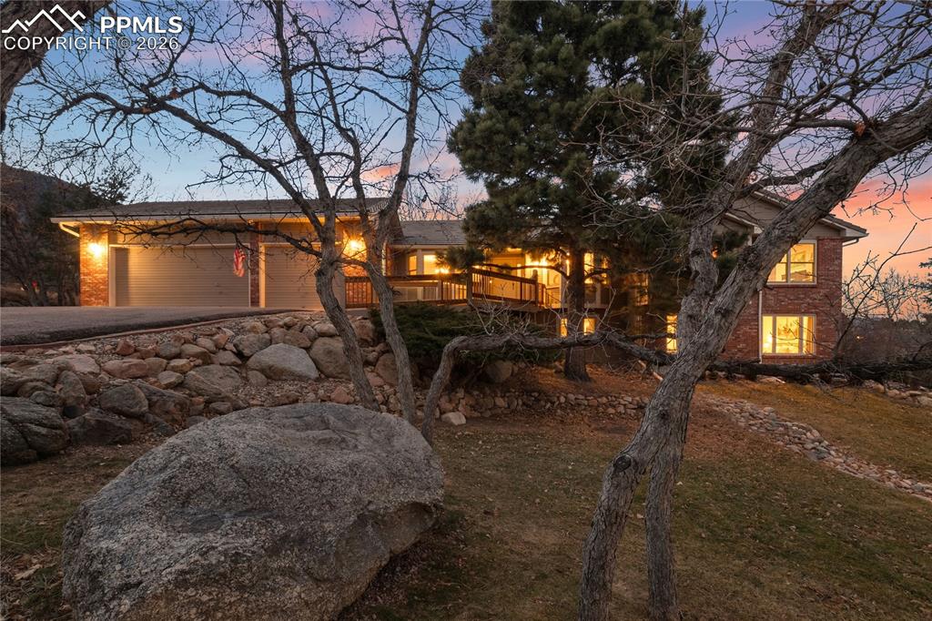 Caption: Front of Structure