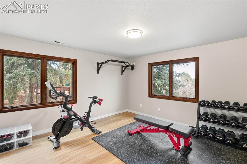 Image 28 of 49: Currently being used as an exercise area