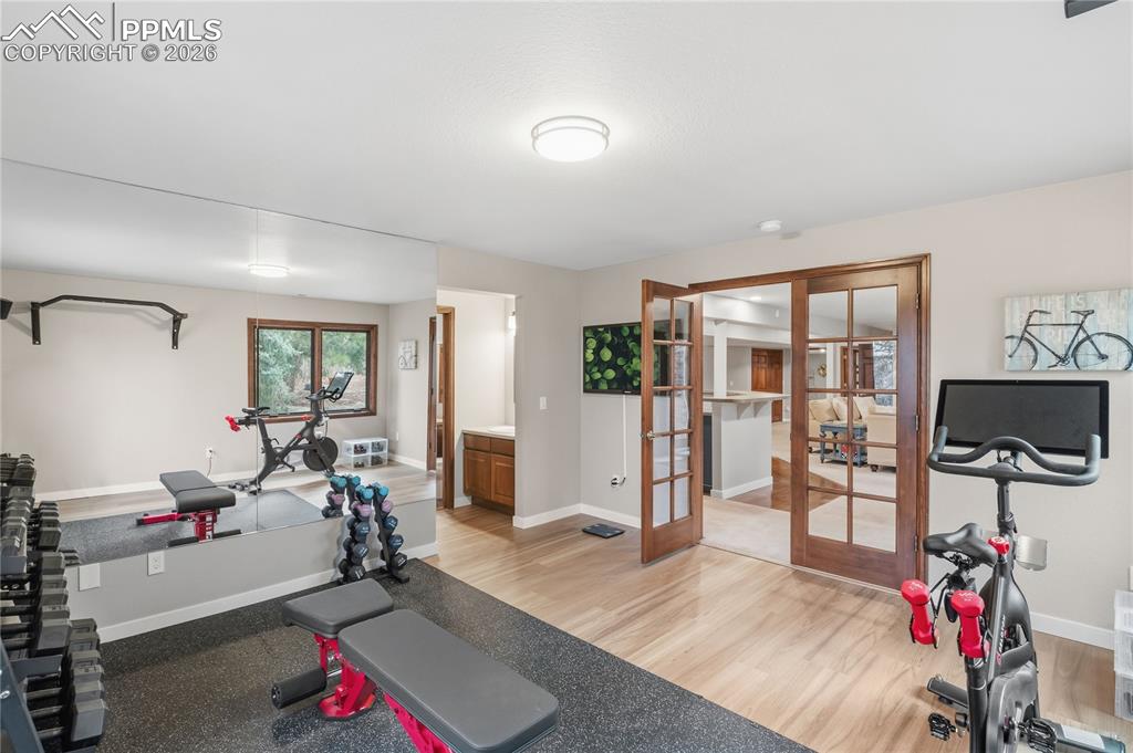 Image 29 of 49: Currently being used as an exercise area