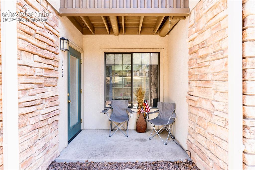 Caption: Patio