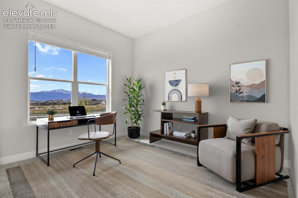 Image 16 of 50: Second main level bedroom. Virtually Staged