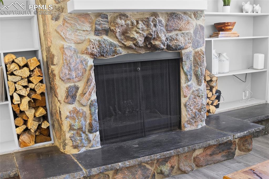 Image 7 of 37: Fireplace