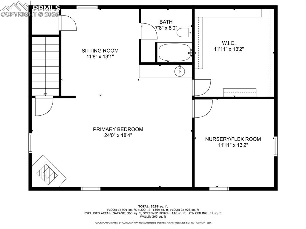 Image 32 of 48: upper/3rd Floor Primary Suite