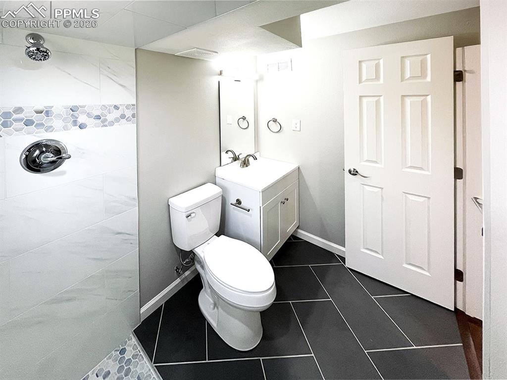 Image 22 of 23: Lower level 3/4 bathroom