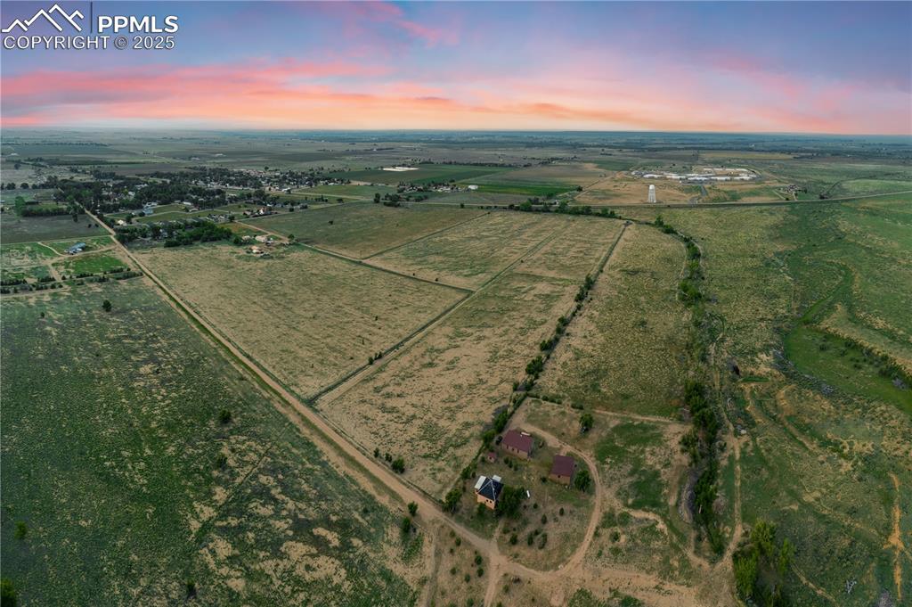 Image 13 of 50: Aerial overview of property