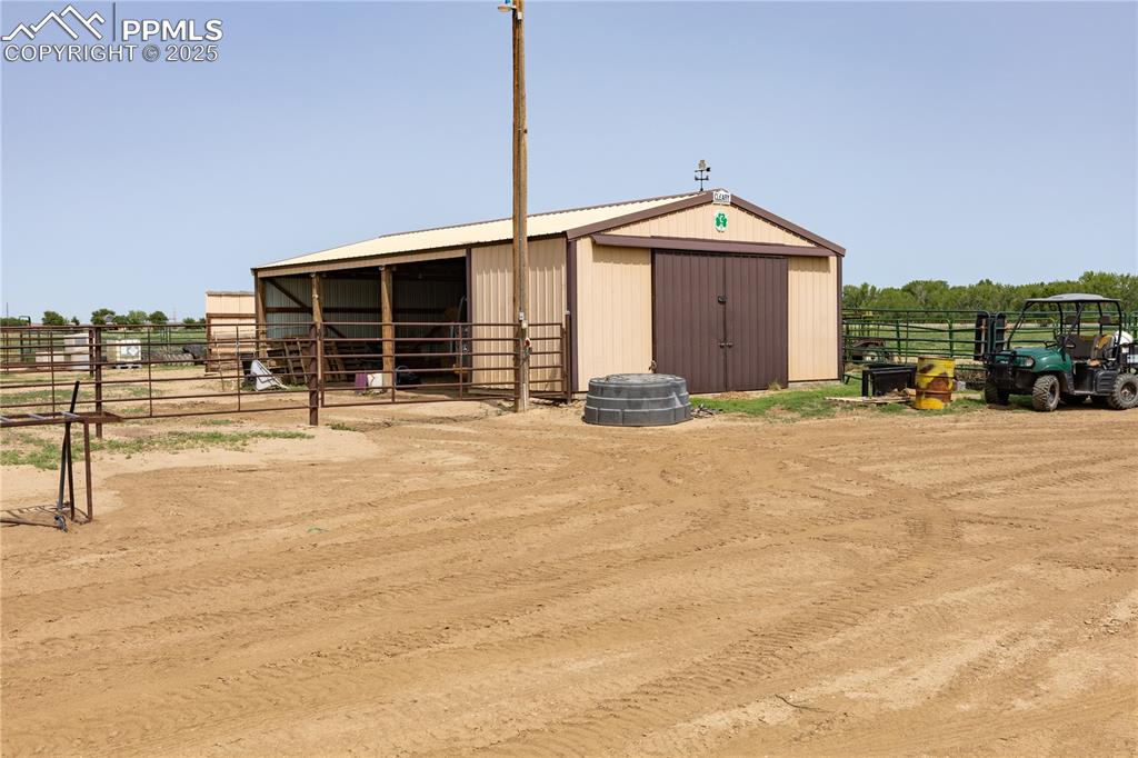 Image 40 of 50: View of outdoor structure featuring an exterior structure