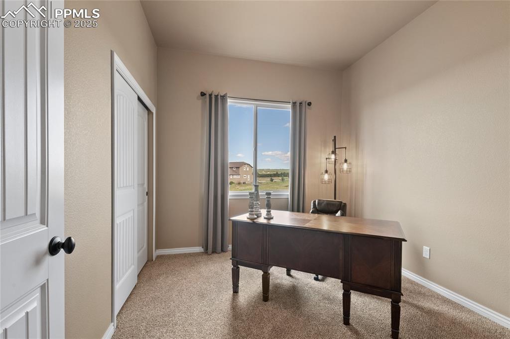 Image 33 of 49: Main level bedroom #2 or can be an office.