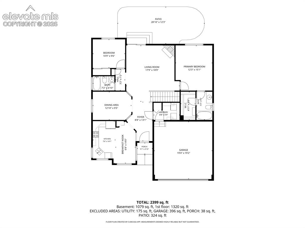 Image 48 of 50: Main level floor plan