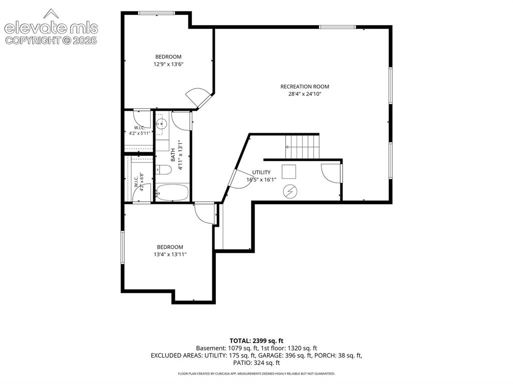 Image 49 of 50: Basement level floor plan