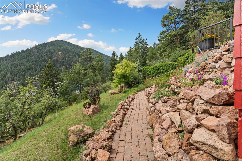 Image 38 of 45: Stone Paver Walkway!