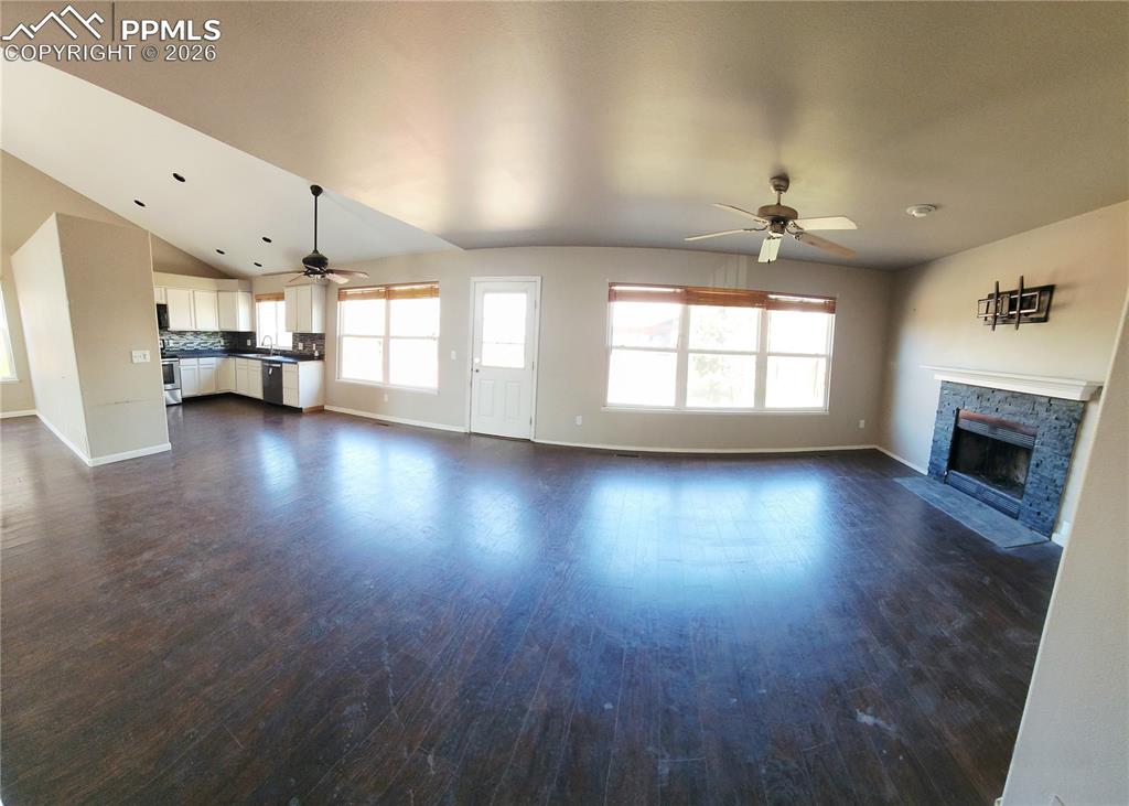 Image 11 of 35: living/dining/kitchen