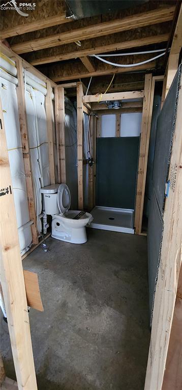 Image 27 of 35: partially finished basement bath