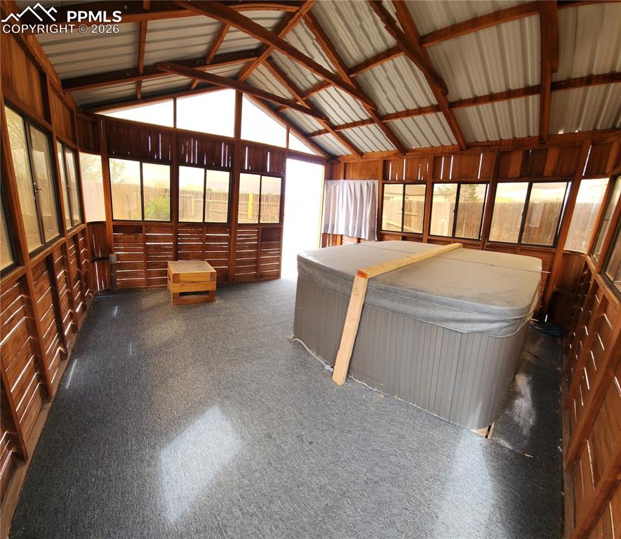Image 32 of 35: gazebo with hot tub - view 2