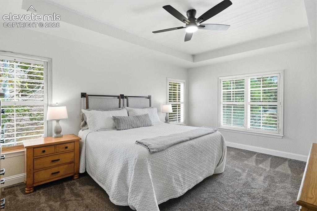 Image 5 of 50: Large Primary Bedroom with attached Spa inspired bathroom