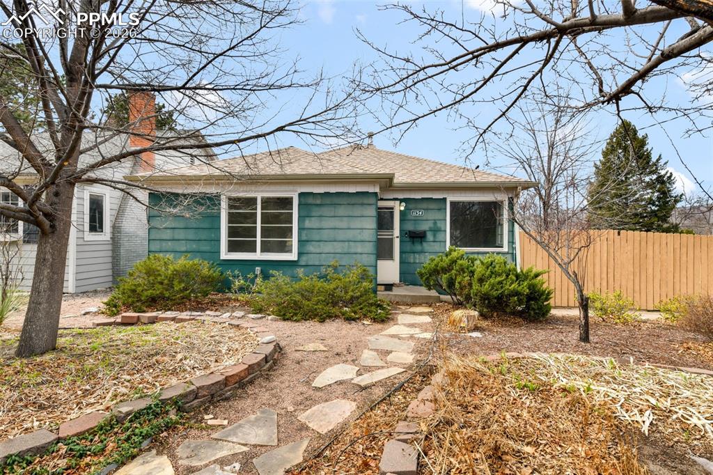 Caption: Front of Structure