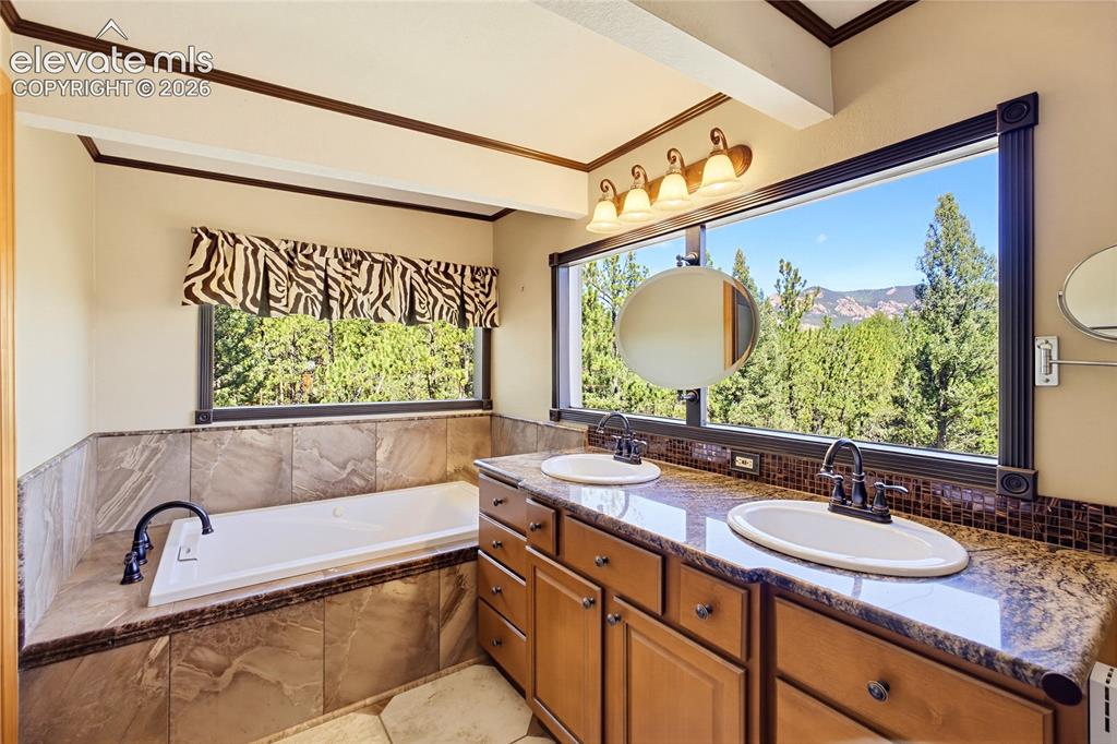Image 25 of 47: 5 pc, jetted tub, Views!