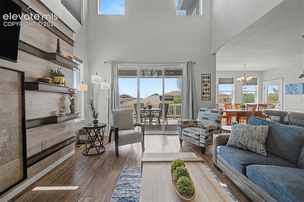Image 7 of 45: Step out to the oversized deck from the great room or the dining area.