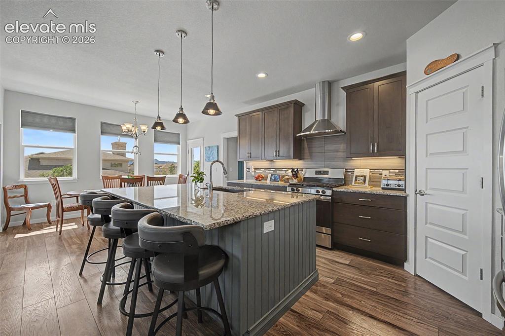 Image 8 of 45: The cooks in the family will really enjoy meal prep in this awesome kitchen