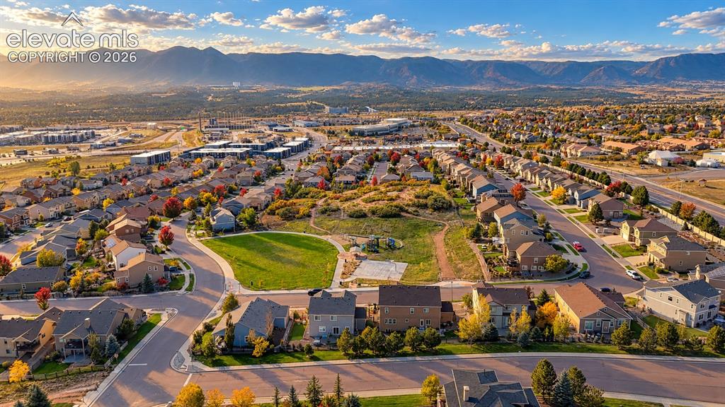 Image 49 of 49: Expansive residential neighborhood with varied architectural styles