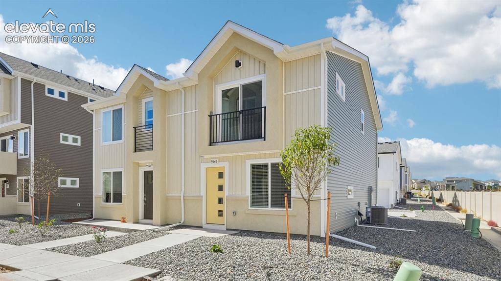 Image 3 of 28: Modern exterior with a combination of vertical and horizontal siding