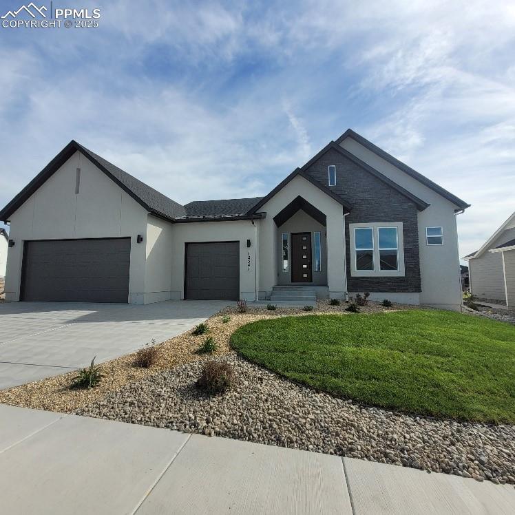 Caption: Front of Structure