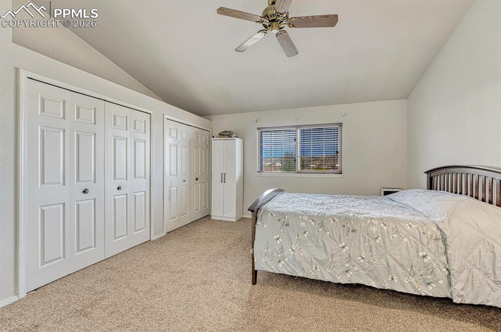 Image 14 of 40: double closets in the master