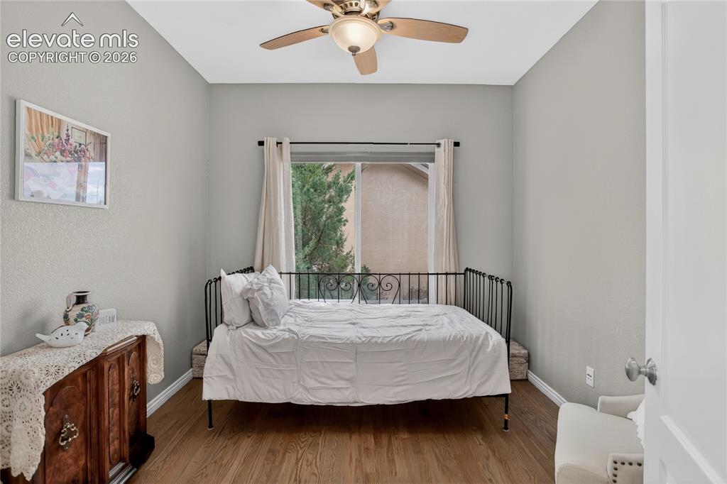 Image 14 of 27: Main level study - currently used as bedroom