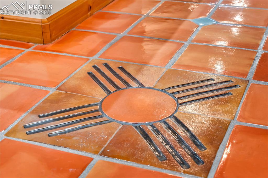 Image 12 of 43: sun dried Saltillo Talavara tiling