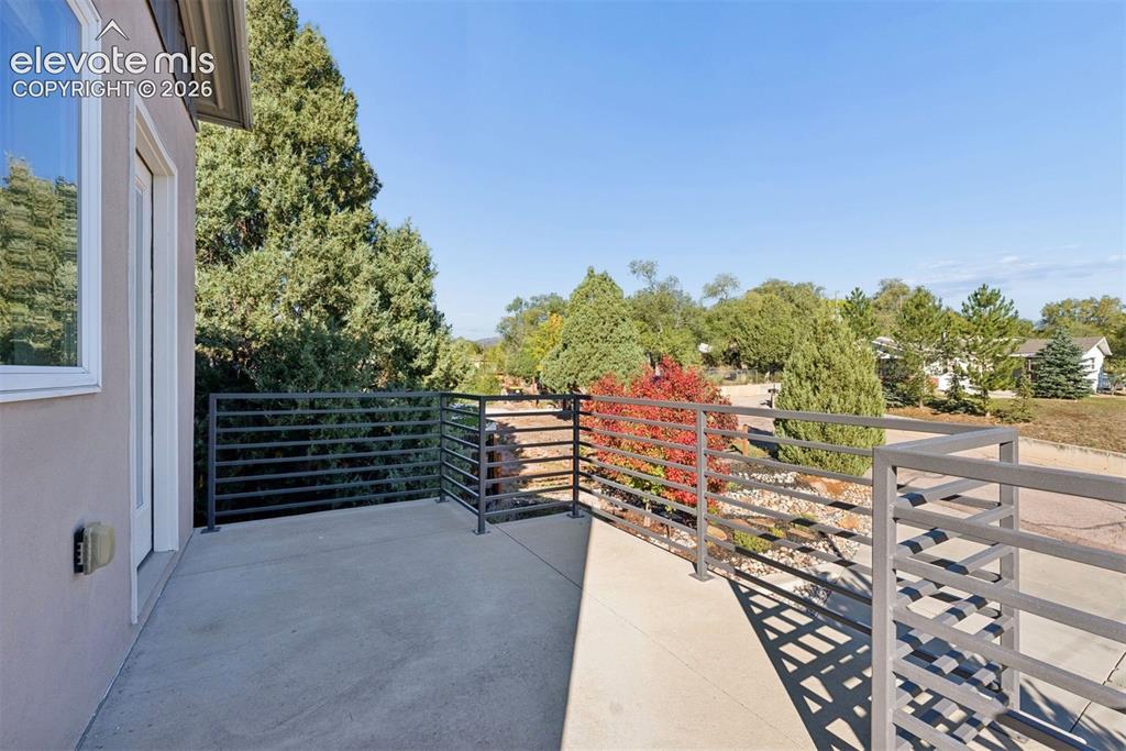 Image 7 of 45: Upper Level Balcony with separate entrance via stairs