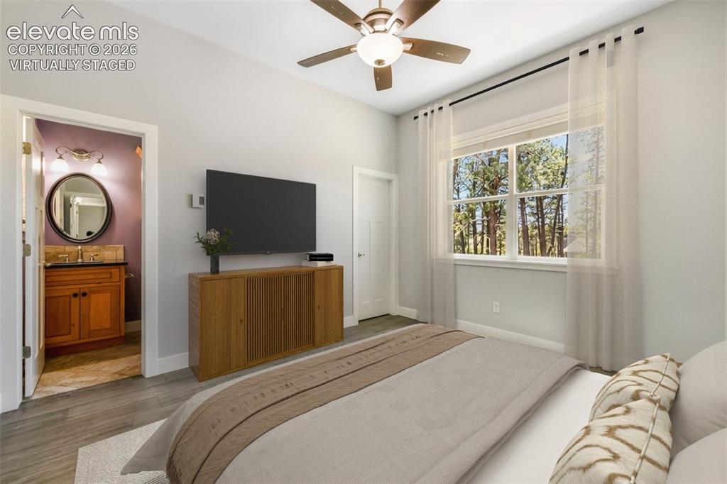 Image 21 of 50: 2nd Master Suite virtually staged