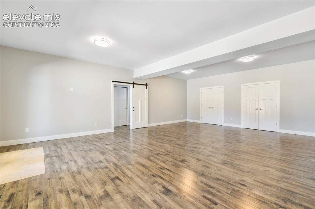 Image 30 of 50: Huge family room for entertaining in basement 