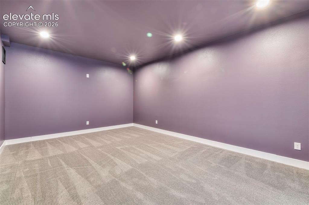 Image 36 of 50: Incredible space ready for a theater room