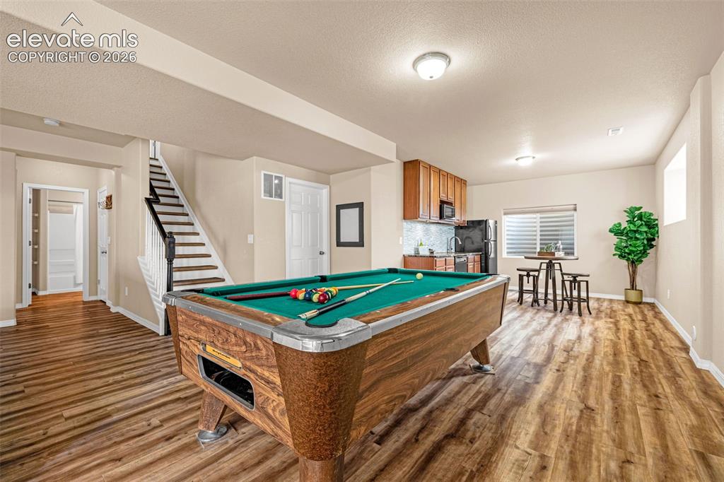 Image 34 of 48: Pool table included!