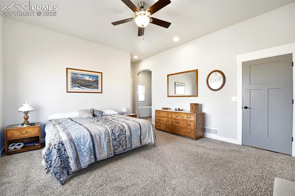 Image 19 of 49: Master Suite with 5 Piece Bath and Walk-in Closet