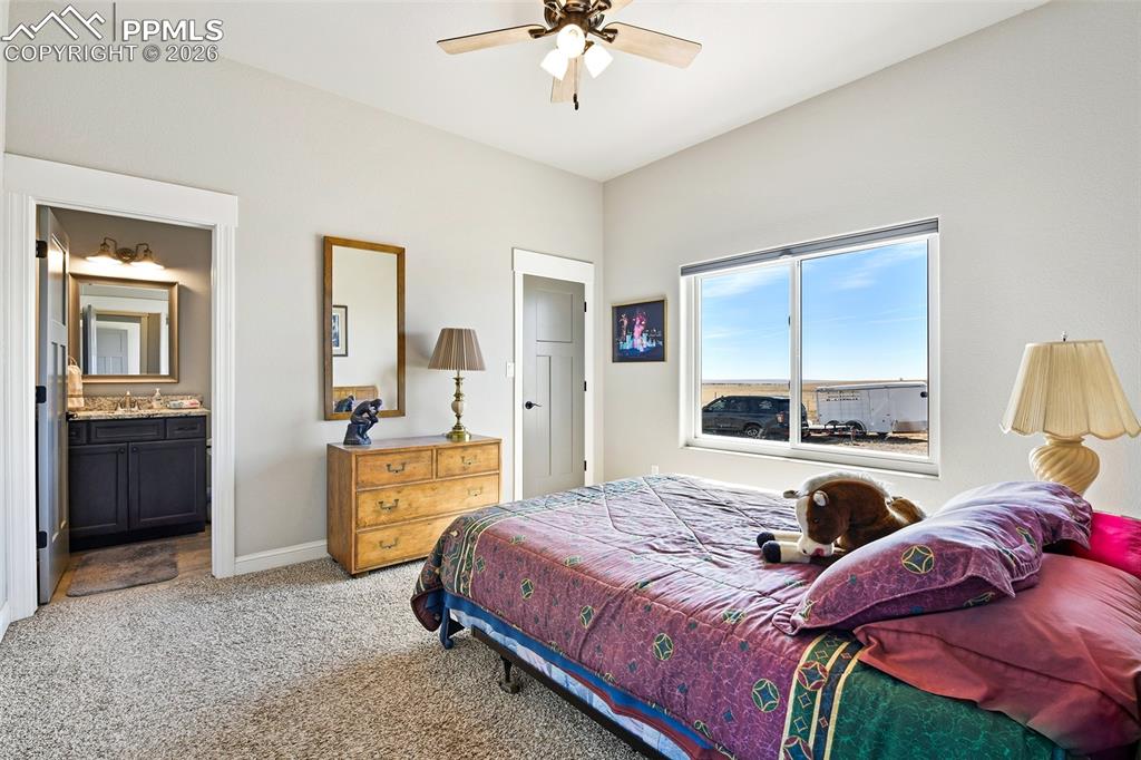 Image 26 of 49: Main Level Guest Suite with Adjoining Full Bath for those Special Guests!