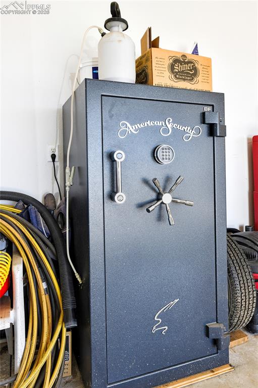 Image 48 of 49: Gun Safe in Garage Included