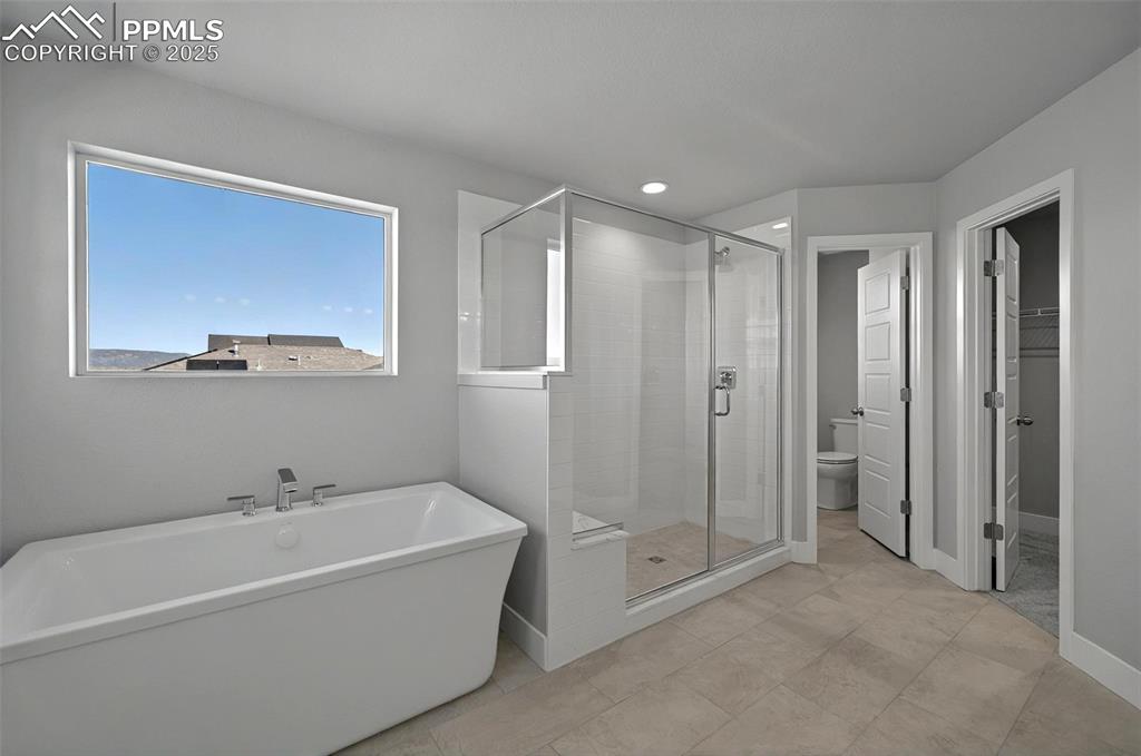 Image 31 of 49: Close up of the spa like tube and natural lighting!