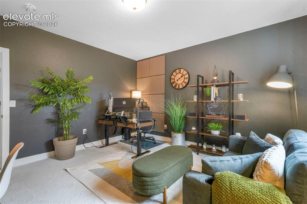 Image 36 of 50: Fifth Bedroom in the basement that can be used as an office