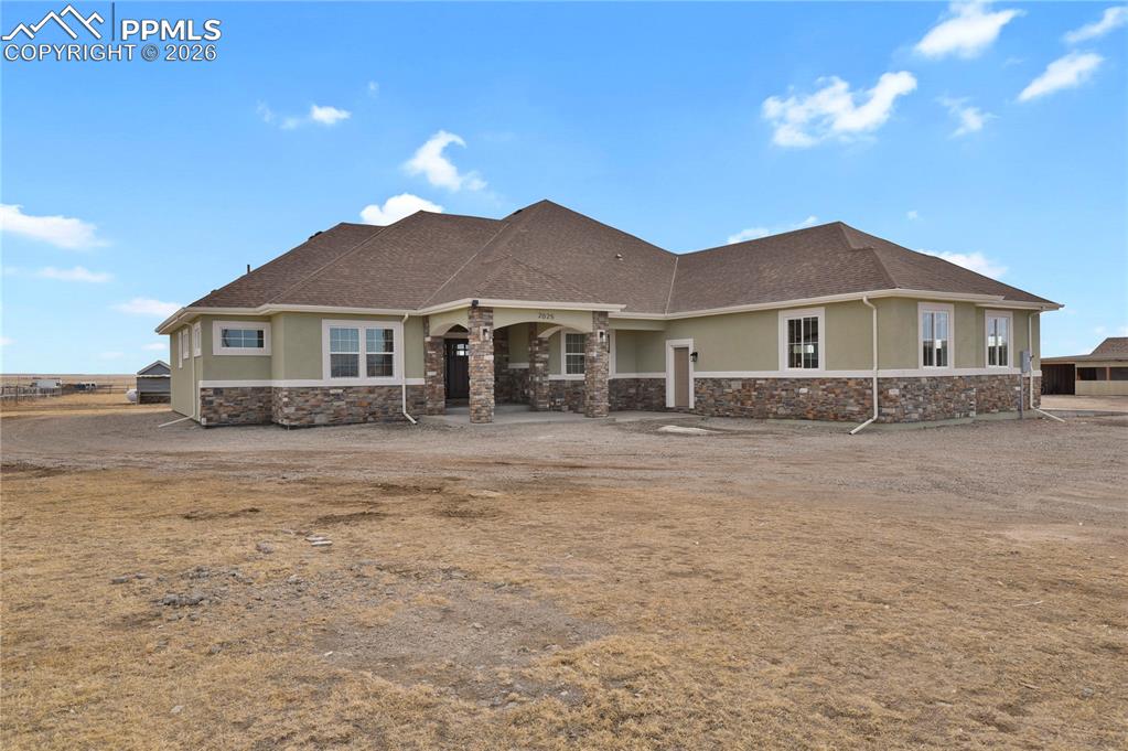 Caption: Two Covered Front Porches/Entry
