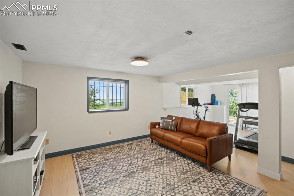 Image 21 of 46: Secondary Living Space in Basement