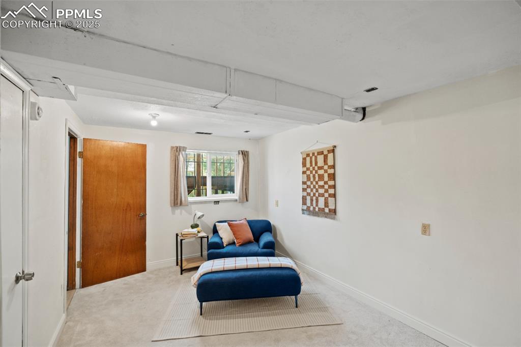 Image 27 of 46: Renovated Basement Bedroom with ensuite Bathroom and sitting area