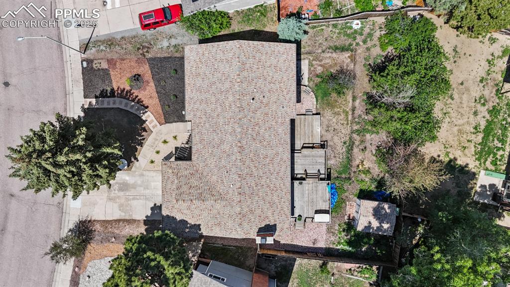 Image 45 of 46: Aerial view of property