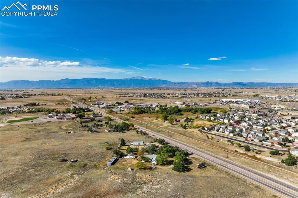 Image 10 of 13: Aerial view with a mountain view