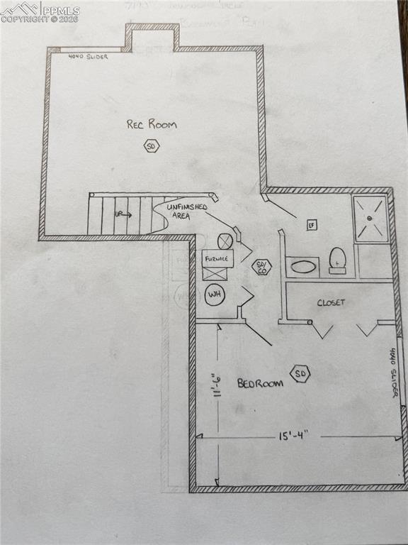 Image 36 of 36: Potential Basement Finish Layout