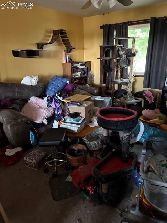 Image 5 of 10: Miscellaneous room with a ceiling fan