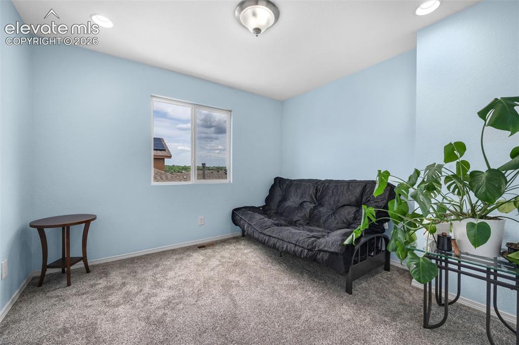 Image 19 of 34: Bedroom #3 with recessed lighting, and a flush mount light fixture