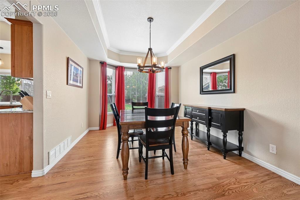 Image 10 of 44: Dedicated dining space perfect for gatherings and everyday meals