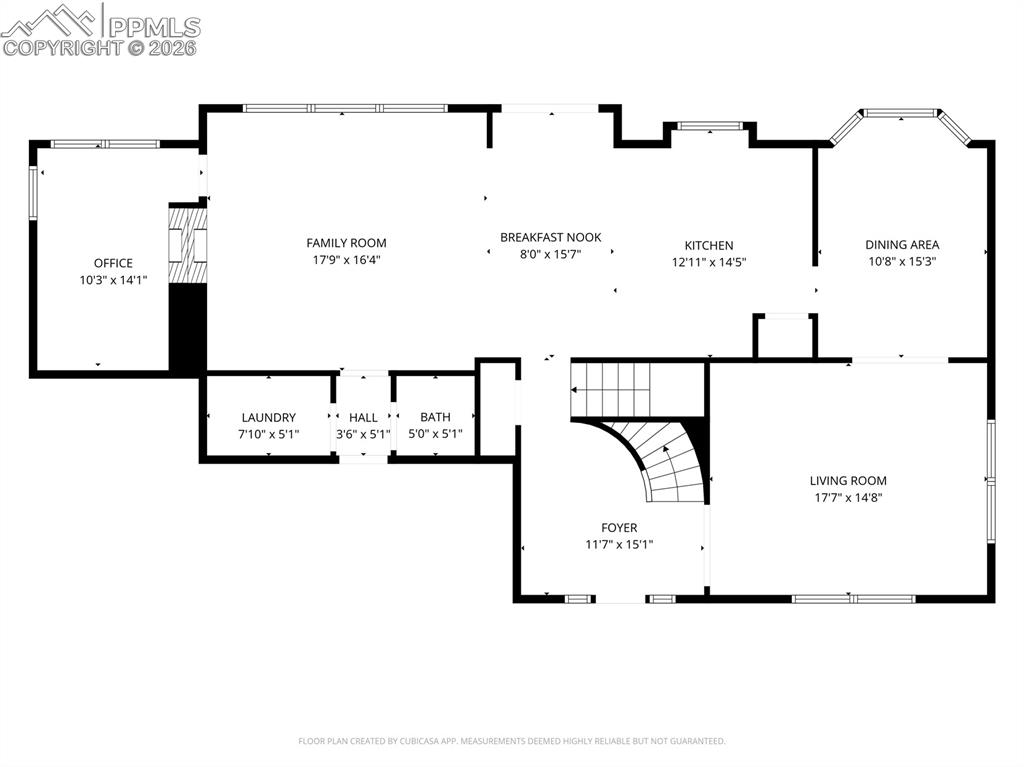 Image 42 of 44: Main Level Floor plan