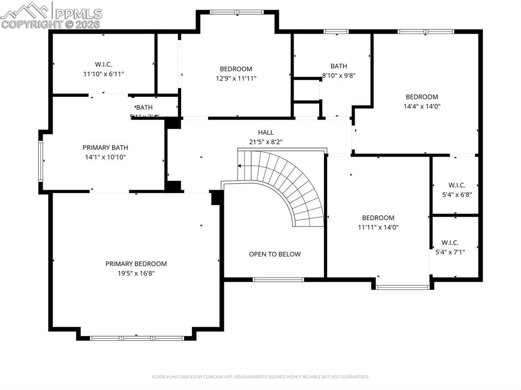 Image 43 of 44: 2nd Level Floor plan